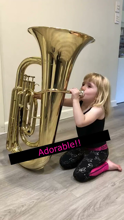 Cutest Tuba player EVER!!