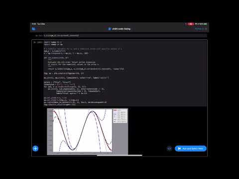 Jupyter Notebook for Data Science on iPad