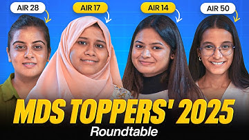 NEET MDS 2025 & INICET Toppers