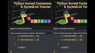 Boost Your Python Performance with Sorted Containers! (SortedList Tutorial)