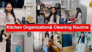 Kitchen Organization Tips in Tamil |Routine Cleaning Vlog|Organising Ideas|Abi Tamil Youtuber