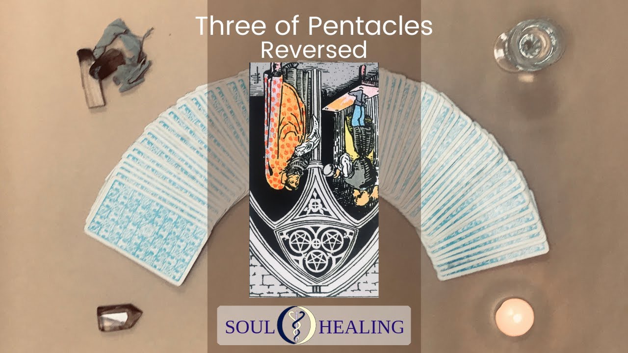Three of Pentacles reversed tarot card meaning - YouTube