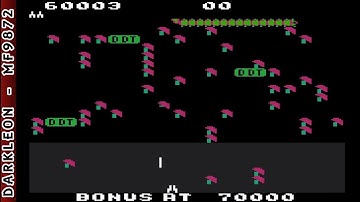 Atari 5200 - Millipede © 1984 Atari - Gameplay