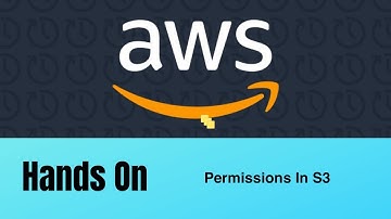 Permissions in S3 #19