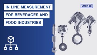 In-line measurement in the food and beverages industries