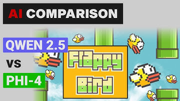 AI Game Generation | Flappy Bird | Qwen 2.5 Coder vs Phi-4 | Local LLM