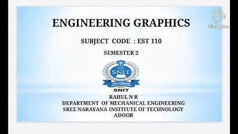 KTU EST 110 ENGINEERING GRAPHICS - UNIVERSITY QUESTIONS FROM MODULE 1 PROJECTION OF LINES PART 1