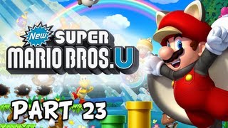 New Super Mario Bros. Wii U Walkthrough - Part 23 Grinding Stone Tower Let's Play WiiU Gameplay