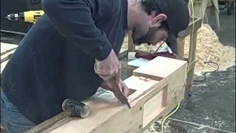 Timber Frame - Chisel Work