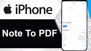 How To Convert Note To PDF on iPhone (Step By Step) How To Convert Notes To Pdf On Iphone