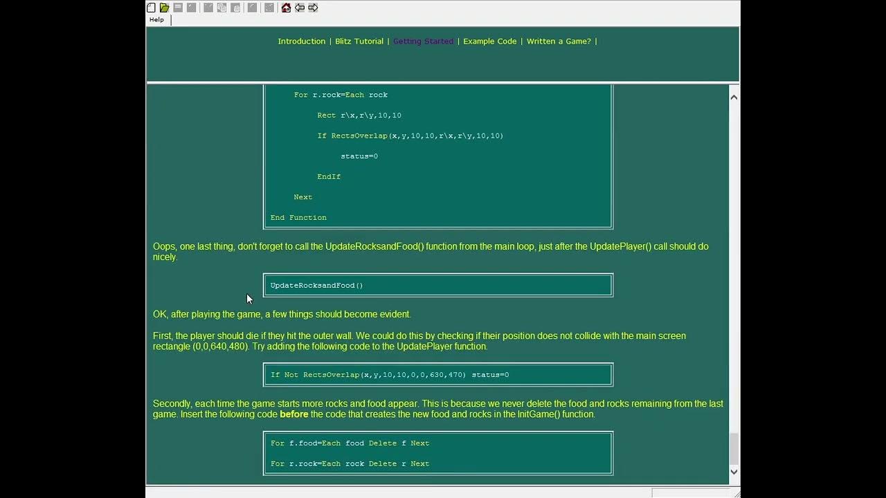 Blitz3D Quick Tip: Where to find the BlitzBasic Tutorials - YouTube