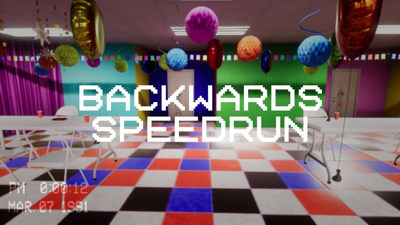 Backwards Fun Level Fun Backwards Speedrun - Escape the Backrooms - YouTube