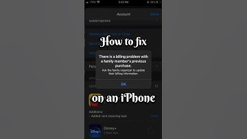How to fix “There is a billing problem with a previous purchase” on an iPhonel #iphonetips #iphone
