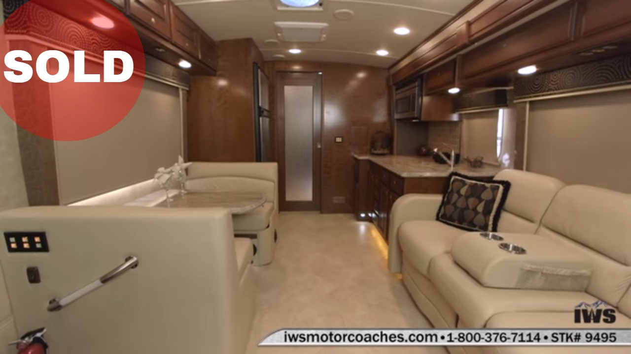 SOLD - IWS Motor Coaches 2014 Dynamax Dynaquest 36XL Interior - YouTube
