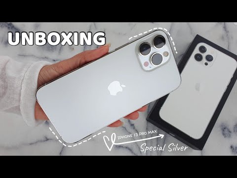 UNBOXING IPHONE 13 PRO MAX 256GB + ACCESSORIESSpecial SILVER Edition