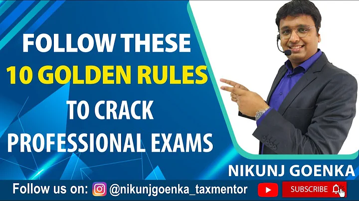 10 most common tips for achieving success in exams | Nikunj Goenka