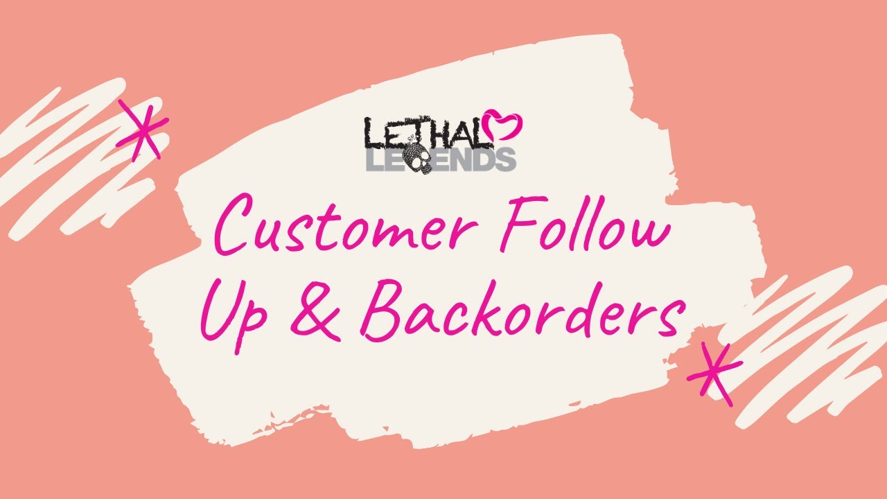 How To Handle Backorders  Customer Follow Up