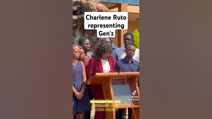 Charlene Ruto call for peace and unity in Kenya #live#rutolivetoday#channel