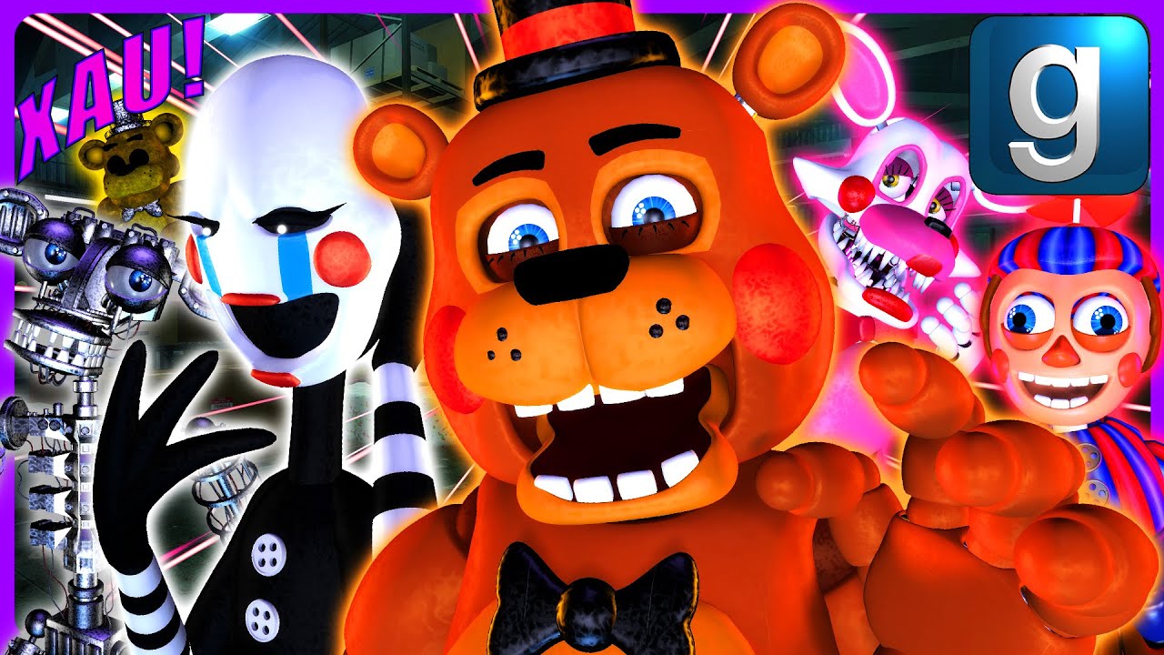 Gmod FNAF | XAU [3x4] The New Face Of Freddy Fazbear's Pizza!