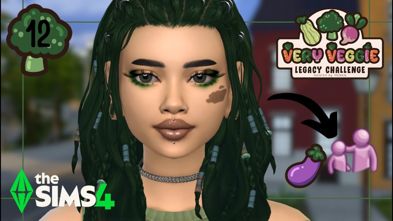 🥦 Пристройство баклажана! - Брокколи #12 - Очень овощное наследие // Sims 4 Let's Play 🥦