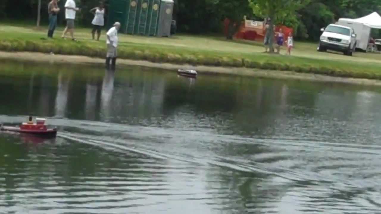 Tugboat running at Canton Heritage Park, June 2012 #3 - YouTube