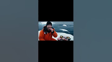 Eating octopus on ice! 🤯 #ai #cool #challenge