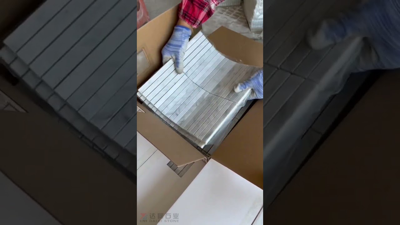 How marble mosaic tile make?