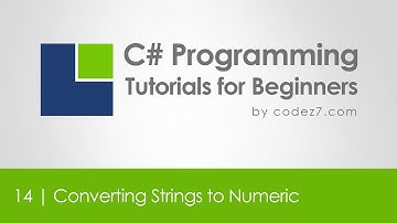 C# Programming Tutorial 14 - Converting Strings to Numeric