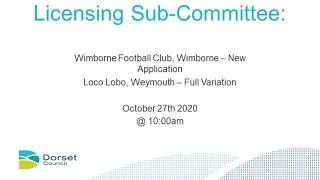 Licensing Sub-Committee