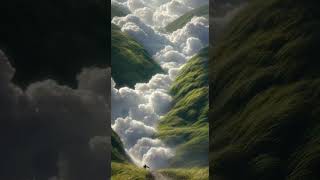 The long grass bends