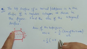 The top surface of a raised platform...