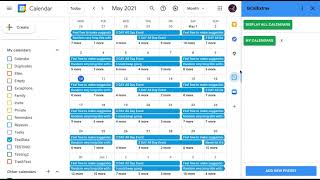GCalExtras Google Workspace Add-on for  Google Calendar