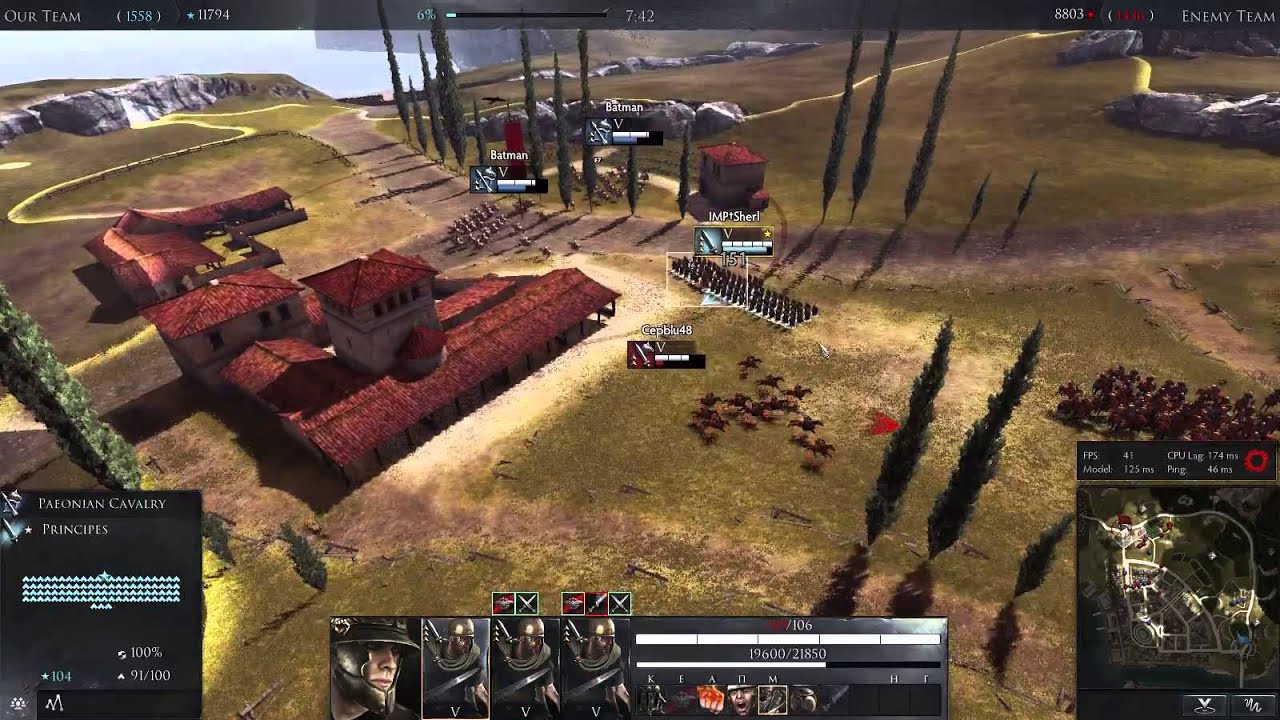 Total War Arena - Principes. Прорыв по флангу