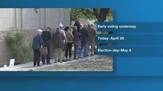 Early voting underway for May 4 election