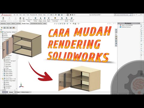 Video: Bagaimana cara merender gambar di Solidworks?