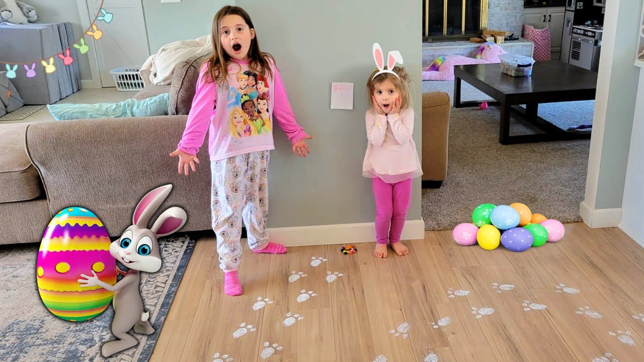 Easter Bunny Jelly Bean POOPEaster Bunny footprintsEaster Egg HUNT