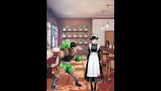 Little Mac Orders At The CatBoy Maid Cafe  #jujutsukaisen     #jjk     #megumi