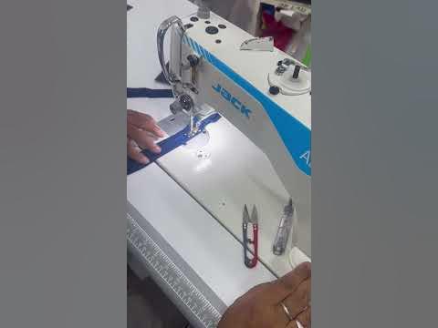 Jack A2b auto thread trim high speed lock stitching machine - YouTube