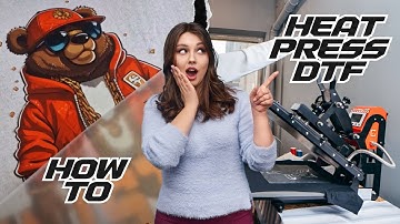 How to press DTF transfers (Direct to Film) step by step guide