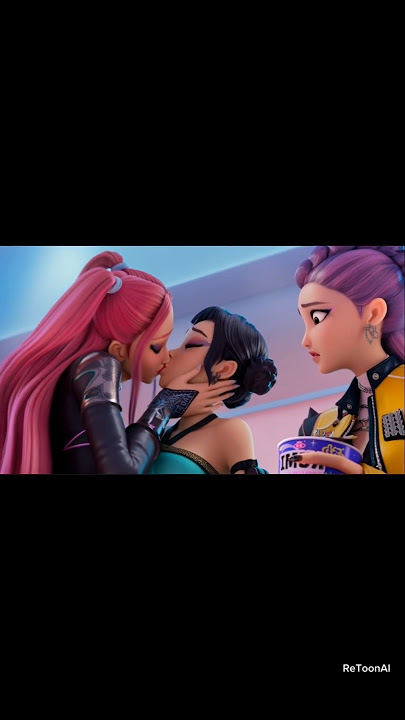 K-Pop Demon Hunters: where everyone kissess #kpopdemonhunters #rumi #mira #zoey