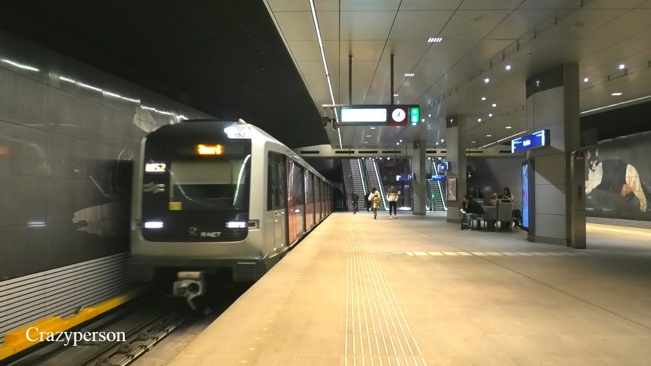 GVB Metro 52 Amsterdam Rokin | Alstom M5 - Noord Zuidlijn 2022