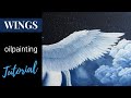 How to paint WINGS | Realistic Oil Painting Tutorial