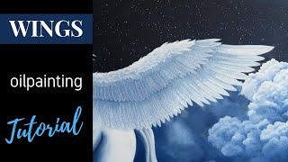 How to paint WINGS | Realistic Oil Painting Tutorial
