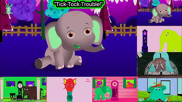 "Hickory Dickory Dock-The Elephants with a Twist!"