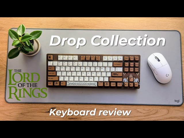 Drop keyboard review // Lord of the Rings - YouTube
