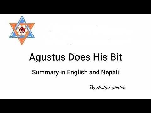 Agustus Does his bit summary in english and Nepali