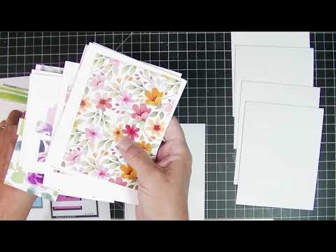 Easy Card Making with Patterned Paper and a Card Sketch - ON Y GO