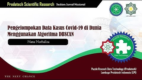 03. PSR - Pengelompokan Data Kasus Covid-19 di Dunia Menggunakan Algoritma DBSCAN