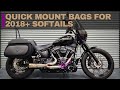 Did viking bags just release the best quick detach saddlebags for harley softail street bob