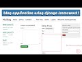 Blog Web Application using Django Framework!